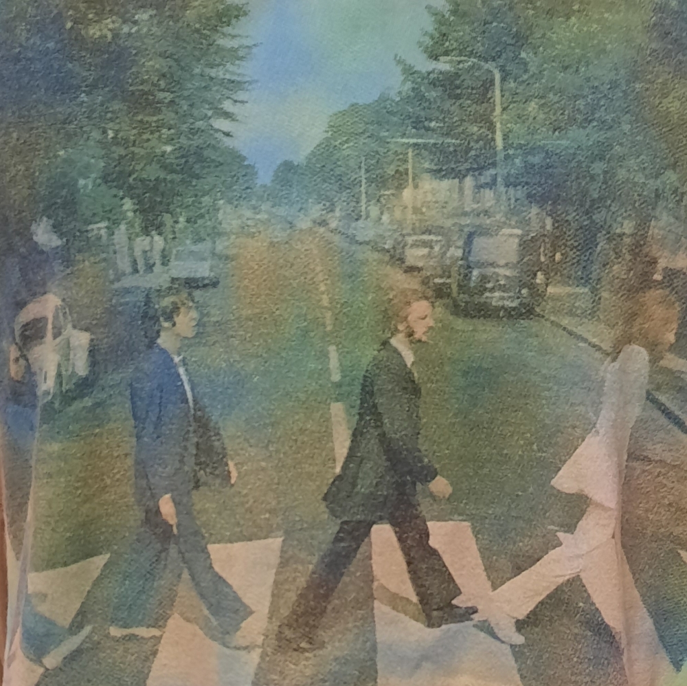 One-of-a-kind Chopped & Cropped Beatles Tee - Picture 2 of 6